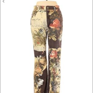 Roberto Cavalli printed denim